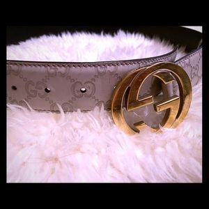 Authentic Gucci Guccissima Leather Belt 85/34